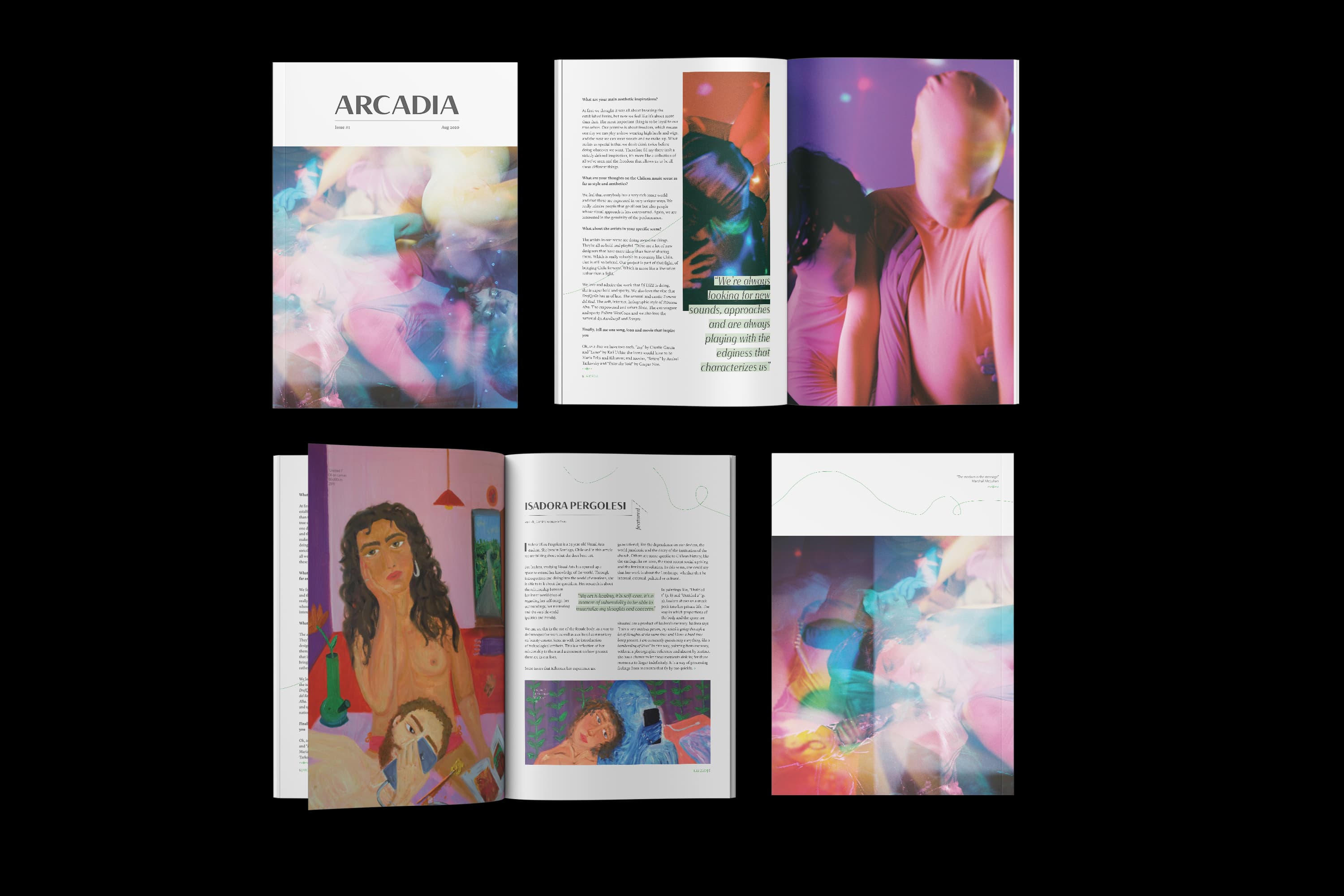 Arcadia typography system