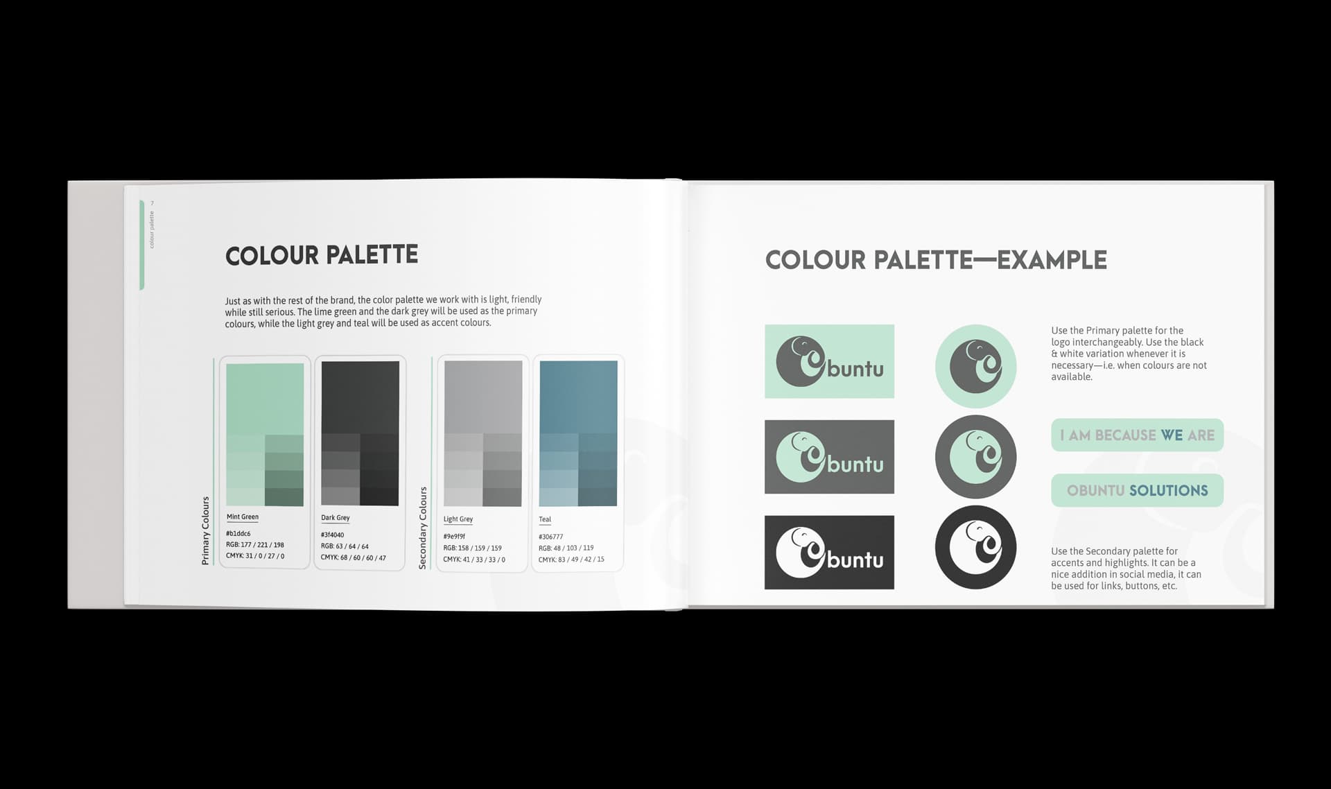 Obuntu Solutions brand guidelines cover